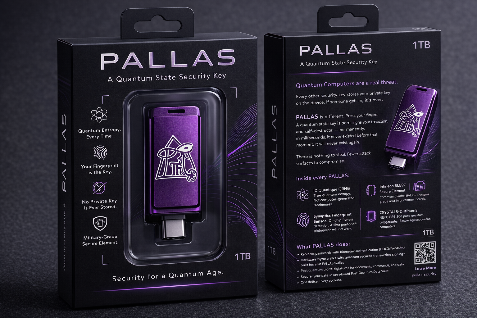 PALLAS retail packaging
