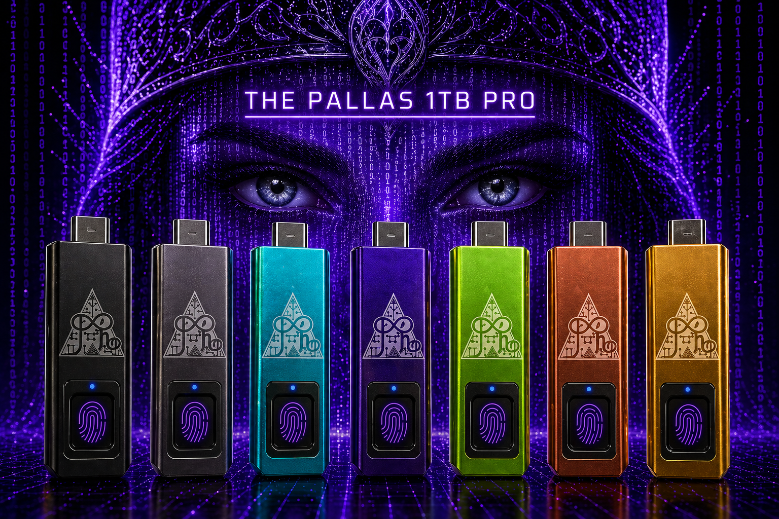 PALLAS 1TB Pro — colour variants